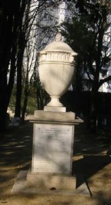 photo of Consul Whitehead's memorial urn