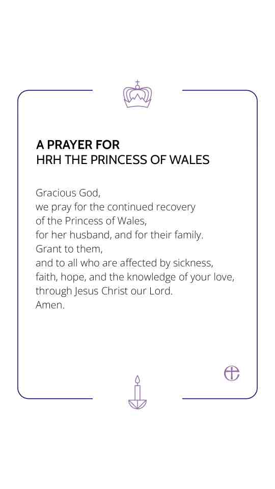 prayerfor the Princess of Wales